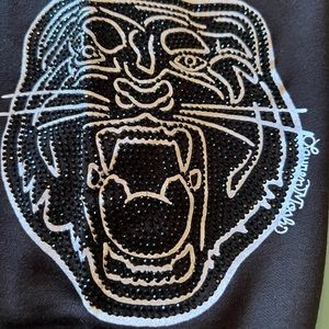 Brand new, never worn Lauren Moshi tiger rhinestone sweatpants